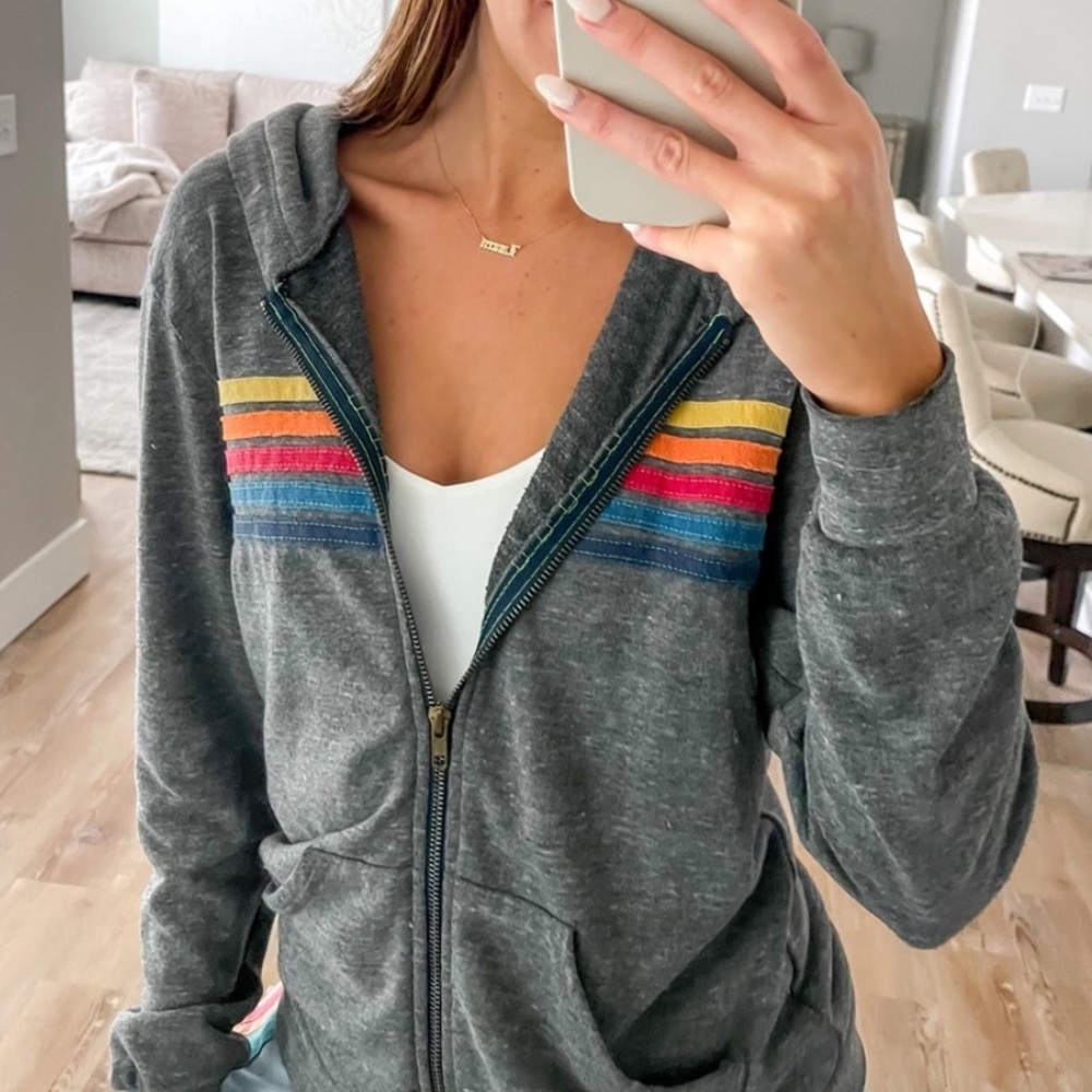 Aviator Nation Rainbow Jacket - Picture 3 of 11
